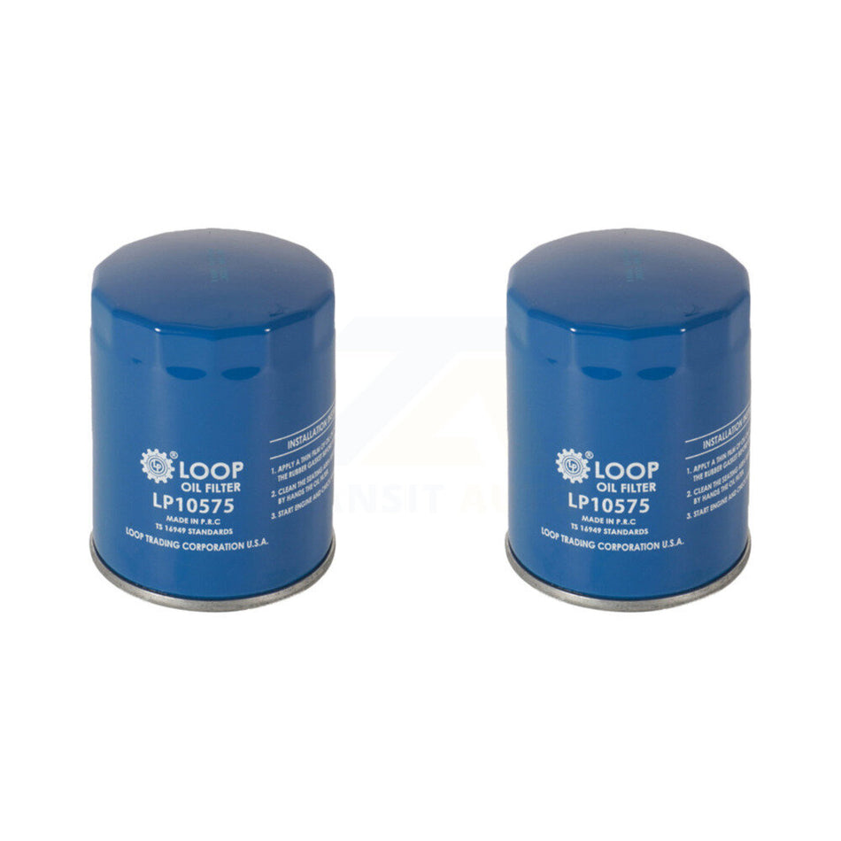Engine Oil Filter (2 Pack) For Ford F-150 Chevrolet GMC Sierra 1500 Silverado Explorer HD KLO-100023