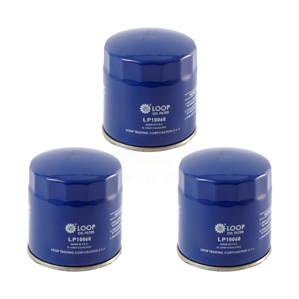Engine Oil Filter (3 Pack) For Ram Jeep 1500 Chevrolet Dodge GMC Classic Journey Cherokee KLO-100026