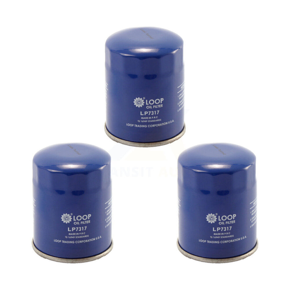 Engine Oil Filter (3 Pack) For Honda Civic CR-V Subaru Acura Mitsubishi Accord Nissan RDX KLO-100038