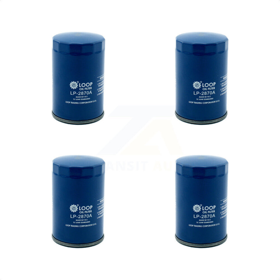 Engine Oil Filter (4 Pack) For Volkswagen Jetta Golf City Beetle Vanagon Audi BMW Cabrio KLO-100055
