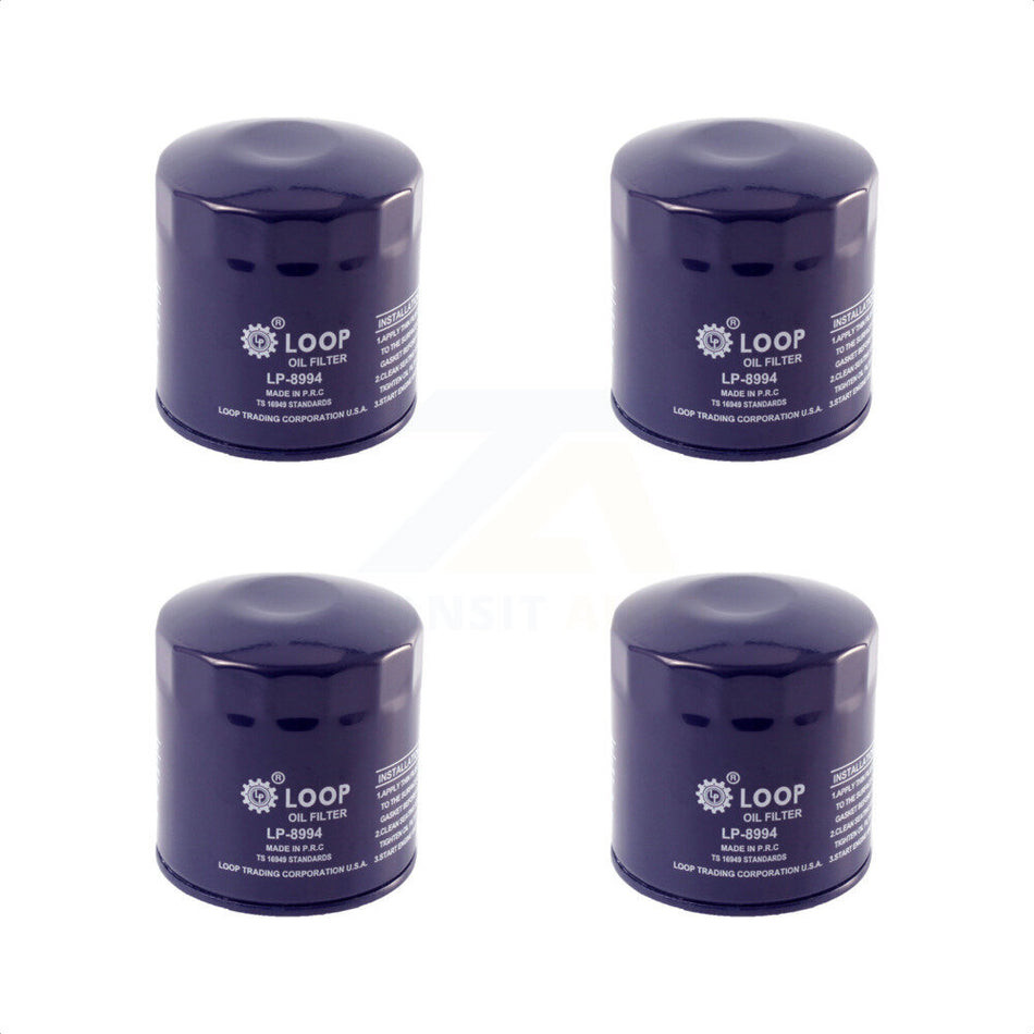 Engine Oil Filter (4 Pack) For Audi A4 Quattro Volkswagen Passat A6 Allroad S4 Cabriolet KLO-100058