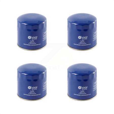 Engine Oil Filter (4 Pack) For Ford F-150 Ram Dodge F-350 Super Duty 1500 F-250 Jeep 300 KLO-100066