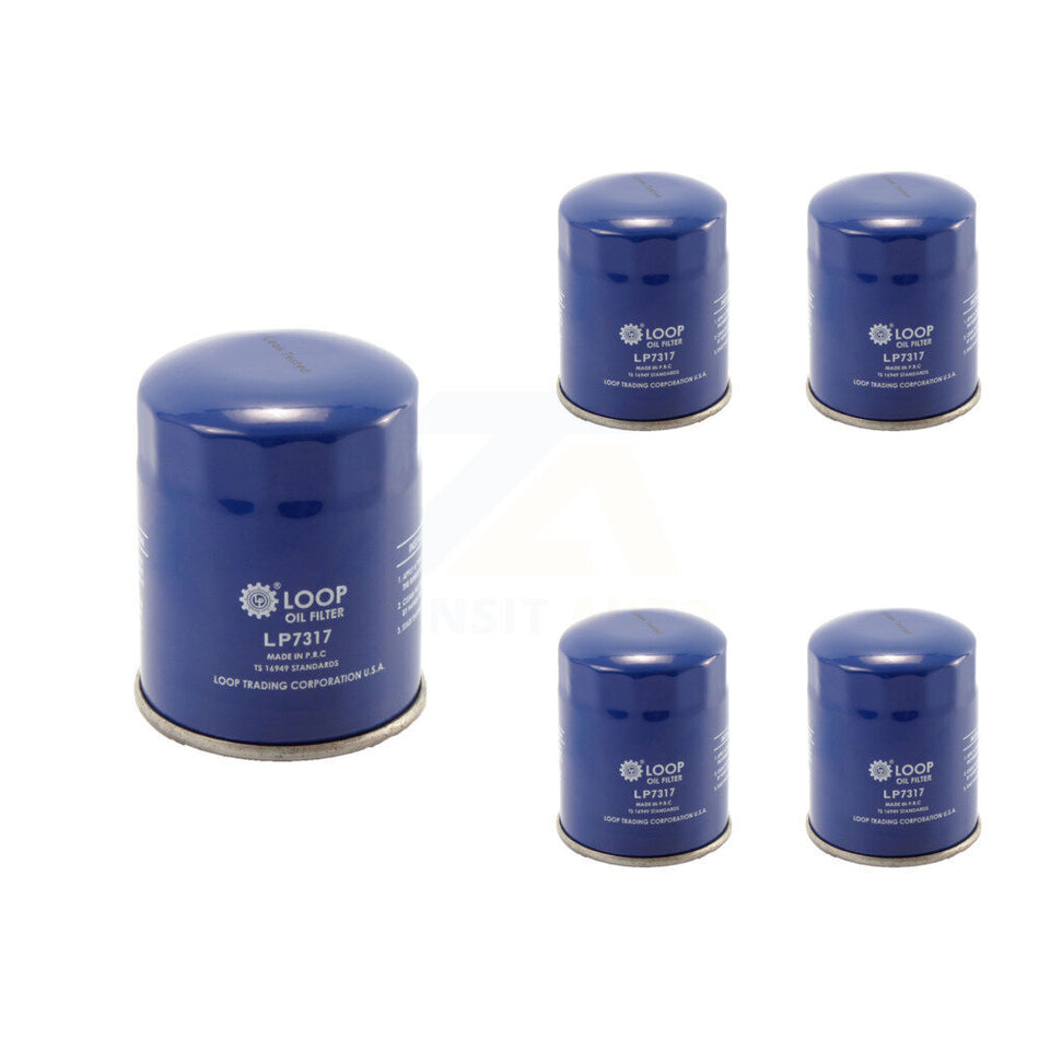 Engine Oil Filter (5 Pack) For Honda Civic CR-V Subaru Acura Mitsubishi Accord Nissan RDX KLO-100086