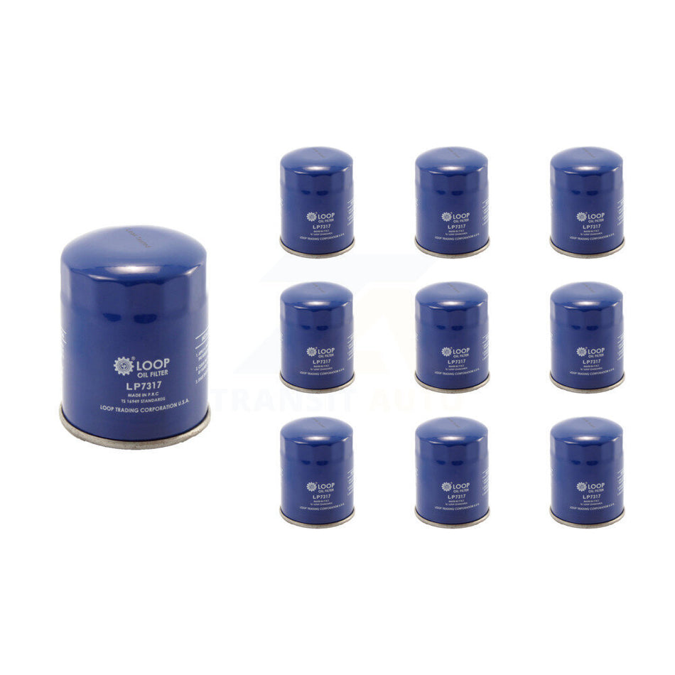 Engine Oil Filter (10 Pack) For Honda Civic CR-V Subaru Acura Mitsubishi Accord Nissan TL KLO-100115