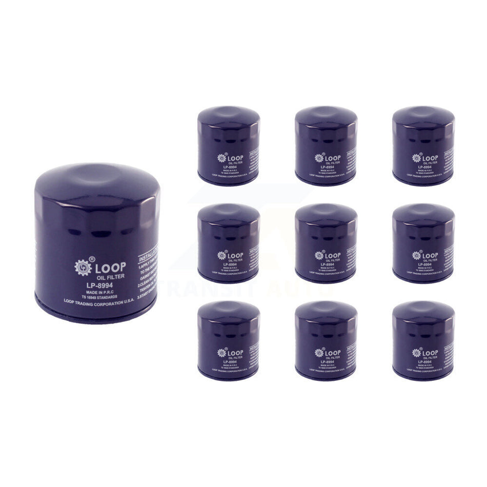 Engine Oil Filter (10 Pack) For Audi A4 Quattro Volkswagen Passat A6 Allroad S4 Cabriolet KLO-100120