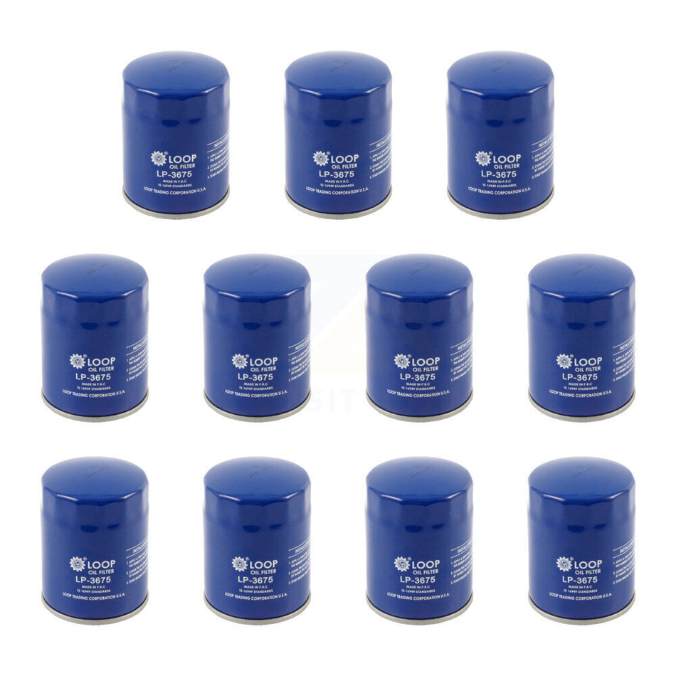 Engine Oil Filter (11 Pack) For Chevrolet GMC Silverado 1500 Sierra 2500 HD Cadillac XL KLO-100123