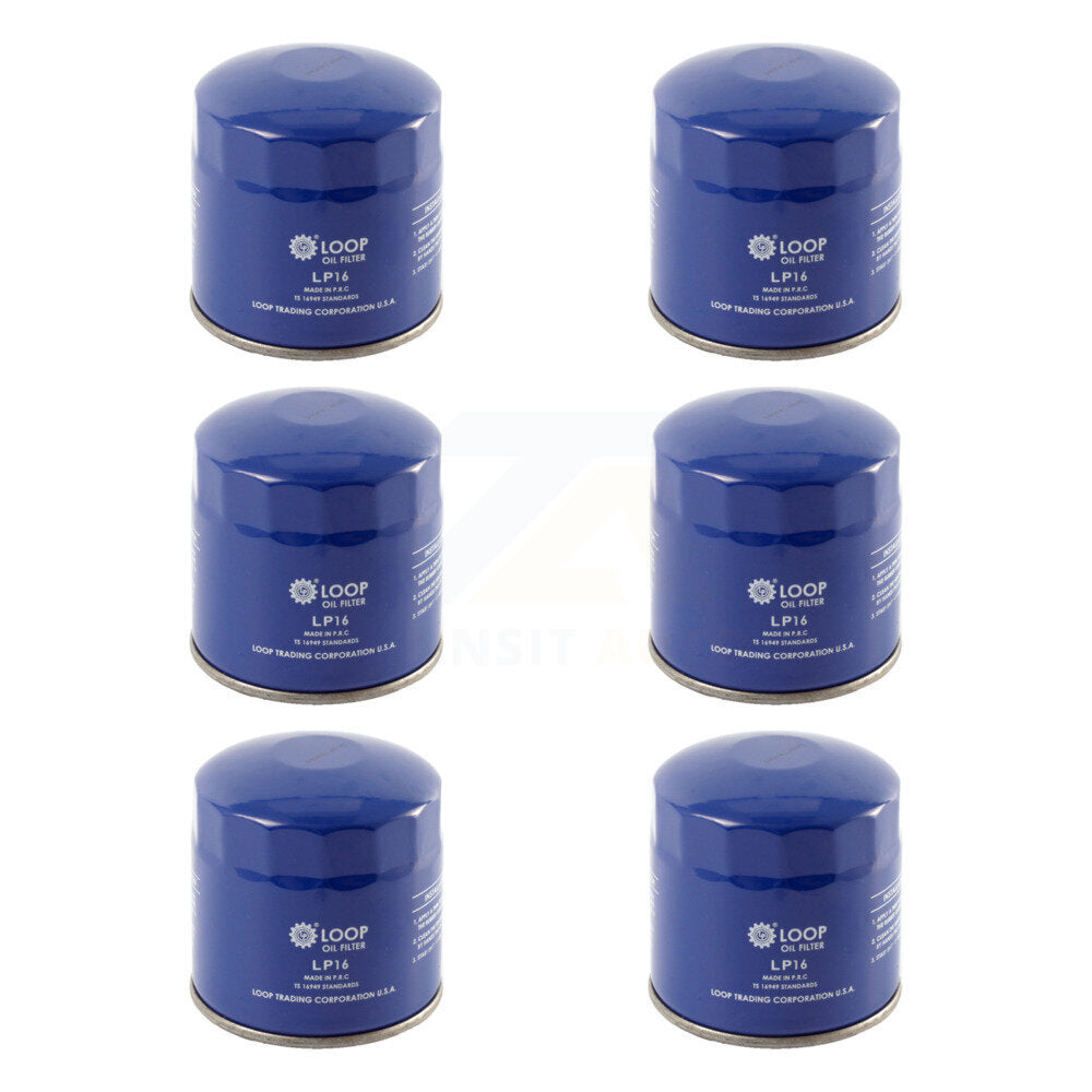 Engine Oil Filter (6 Pack) For Dodge Ram 1500 Jeep 2500 Chrysler Dakota Grand Caravan 300 KLO-100182