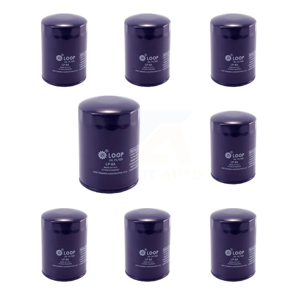 Engine Oil Filter (8 Pack) For Ford F-150 Mustang Ranger F-250 E-350 Econoline F-350 HD KLO-100229