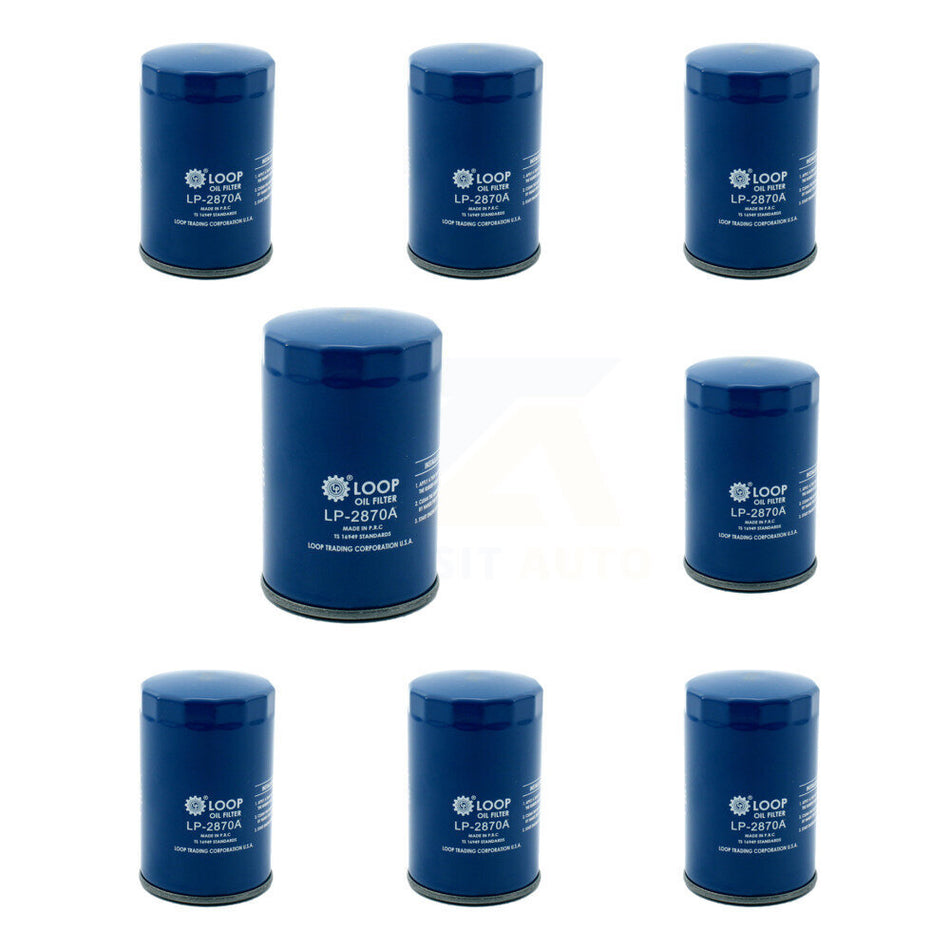 Engine Oil Filter (8 Pack) For Volkswagen Jetta Golf City Beetle Vanagon Audi BMW Cabrio KLO-100234