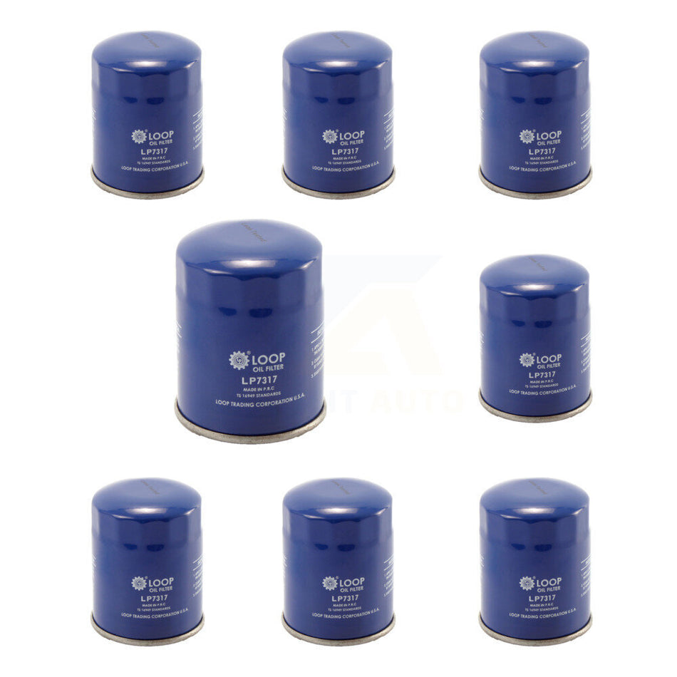 Engine Oil Filter (8 Pack) For Honda Civic CR-V Subaru Acura Mitsubishi Accord Nissan RDX KLO-100235