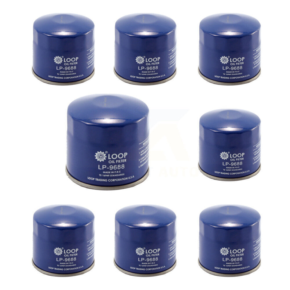 Engine Oil Filter (8 Pack) For Hyundai Kia Elantra Tucson Accent Subaru Sorento Forte Fe KLO-100239