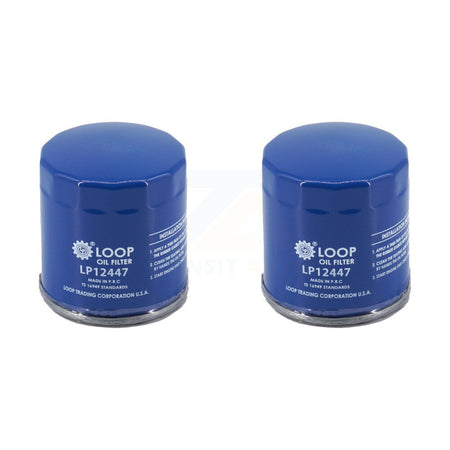 Engine Oil Filter (2 Pack) For Chevrolet GMC Silverado 1500 Sierra Cadillac Buick Encore KLO-100281
