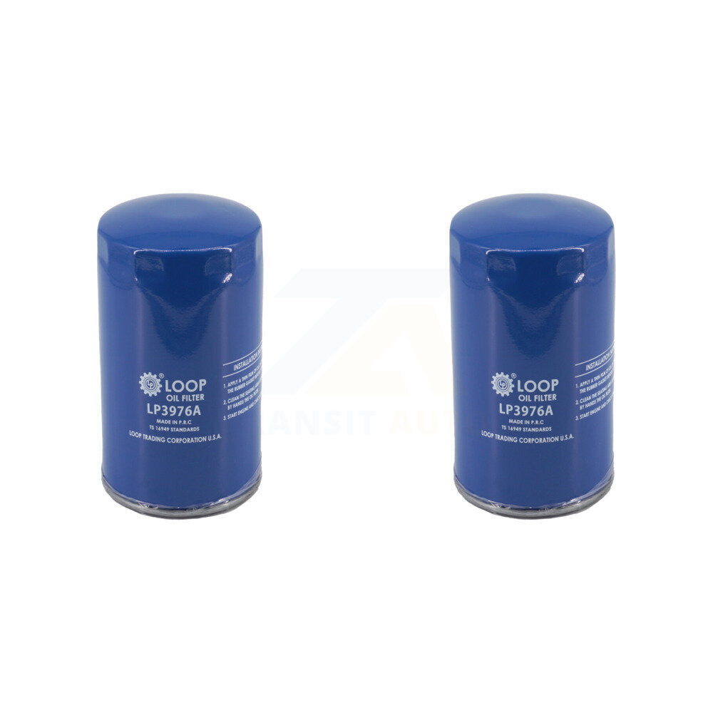 Engine Oil Filter (2 Pack) For Ram Dodge 2500 3500 W250 D250 D350 W350 Ford F-700 Hino 45 KLO-100284