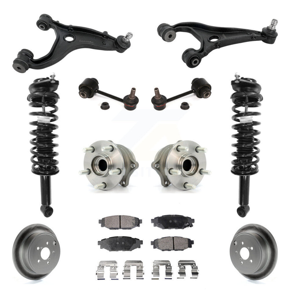 Rear Disc Rotor Brake Pad Hub Bearing Control Arm Tie Rod End Complete Strut Assembly Coil Spring Sh