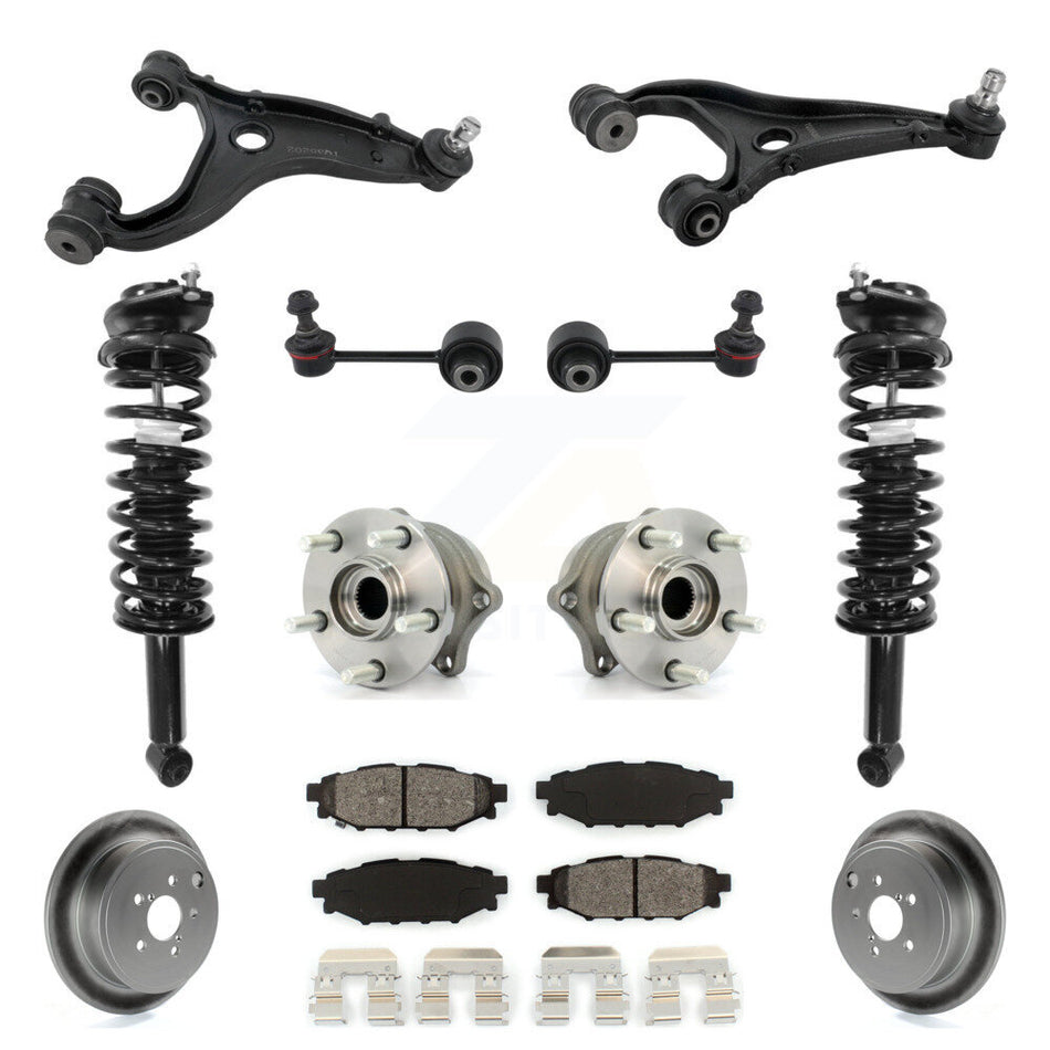 Rear Disc Rotor Brake Pad Hub Bearing Control Arm Tie Rod End Complete Strut Assembly Coil Spring Sh