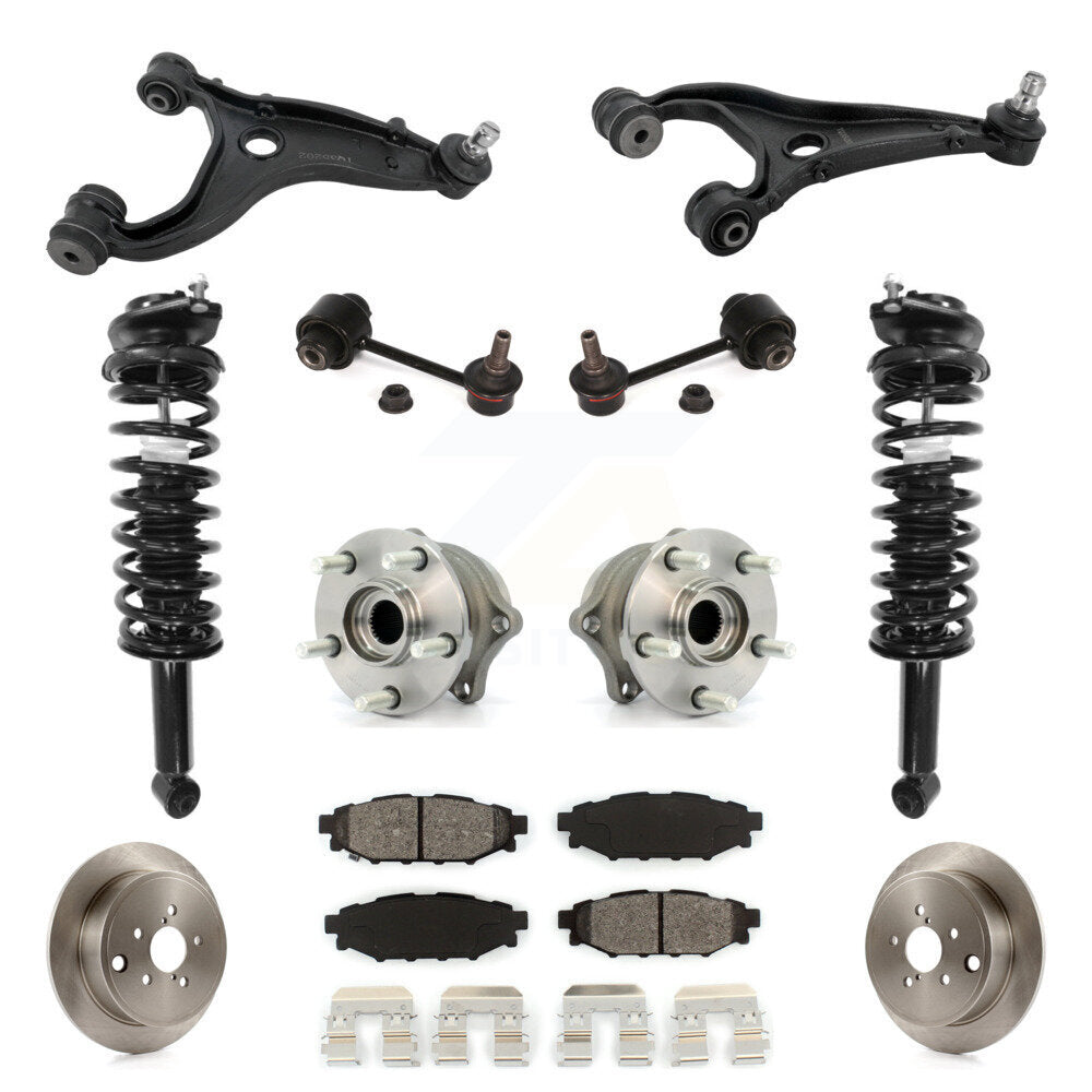 Rear Disc Rotor Brake Pad Hub Bearing Control Arm Tie Rod End Complete Strut Assembly Coil Spring Sh