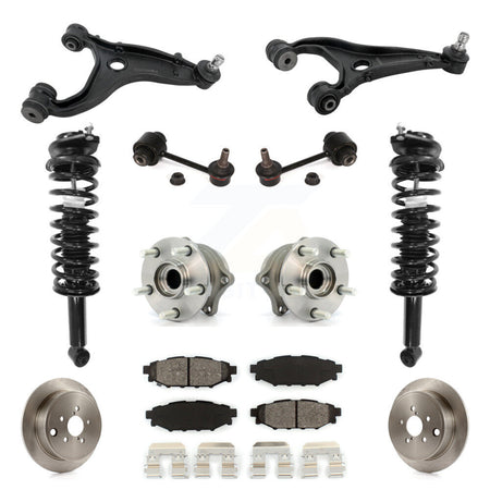 Rear Disc Rotor Brake Pad Hub Bearing Control Arm Tie Rod End Complete Strut Assembly Coil Spring Sh