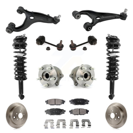 Rear Disc Rotor Brake Pad Hub Bearing Control Arm Tie Rod End Complete Strut Assembly Coil Spring Sh