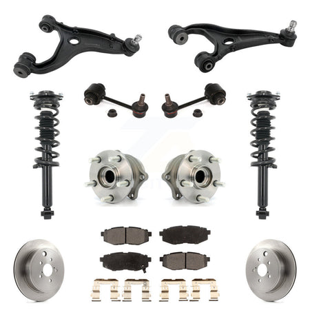 Rear Disc Rotor Brake Pad Hub Bearing Control Arm Tie Rod End Complete Strut Assembly Coil Spring Sh