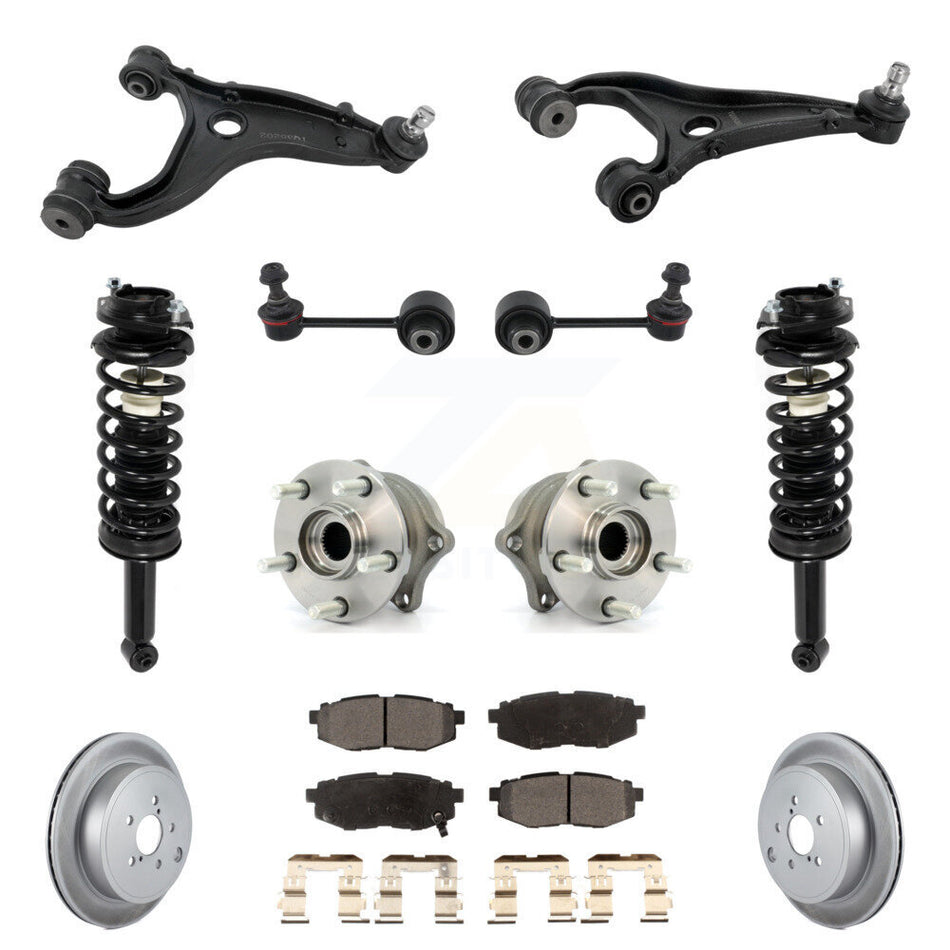 Rear Disc Rotor Brake Pad Hub Bearing Control Arm Tie Rod End Complete Strut Assembly Coil Spring Sh