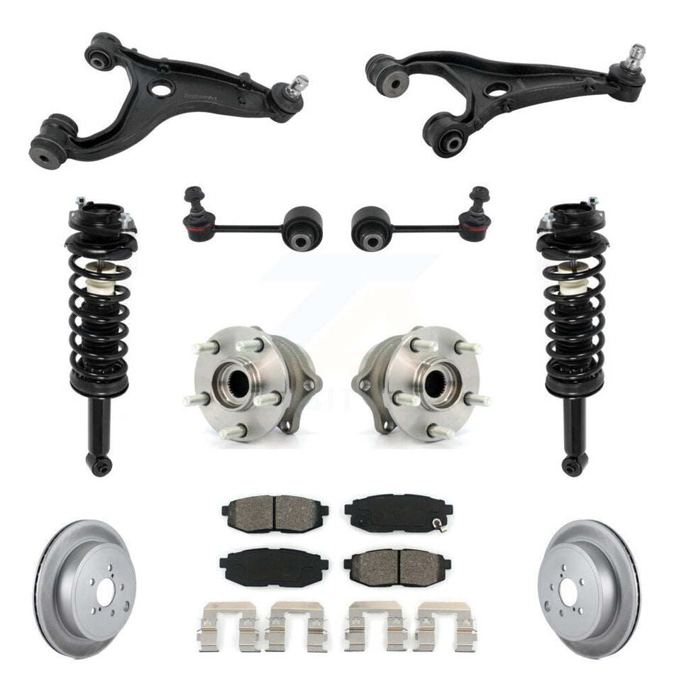 Rear Disc Rotor Brake Pad Hub Bearing Control Arm Tie Rod End Complete Strut Assembly Coil Spring Sh