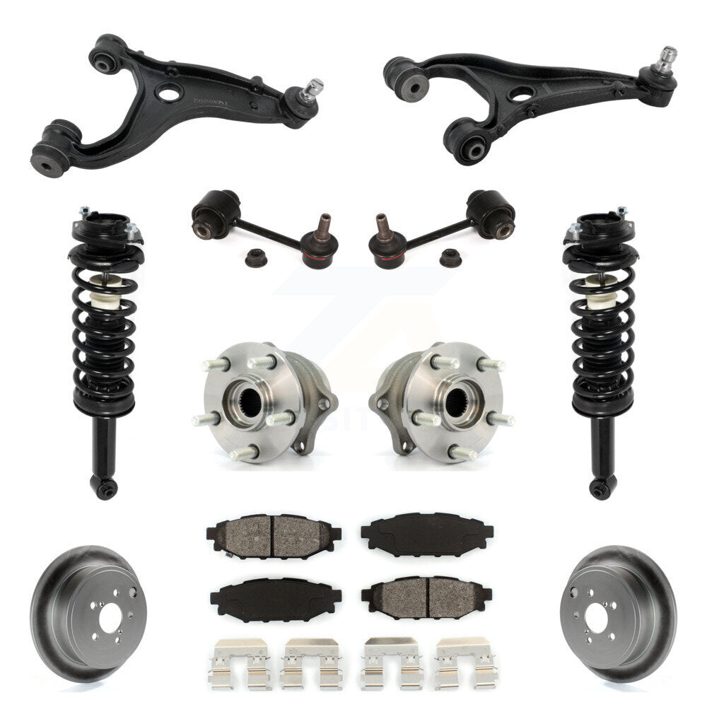 Rear Disc Rotor Brake Pad Hub Bearing Control Arm Tie Rod End Complete Strut Assembly Coil Spring Sh