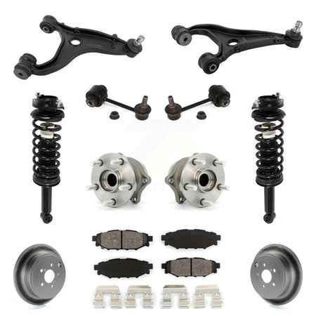 Rear Disc Rotor Brake Pad Hub Bearing Control Arm Tie Rod End Complete Strut Assembly Coil Spring Sh