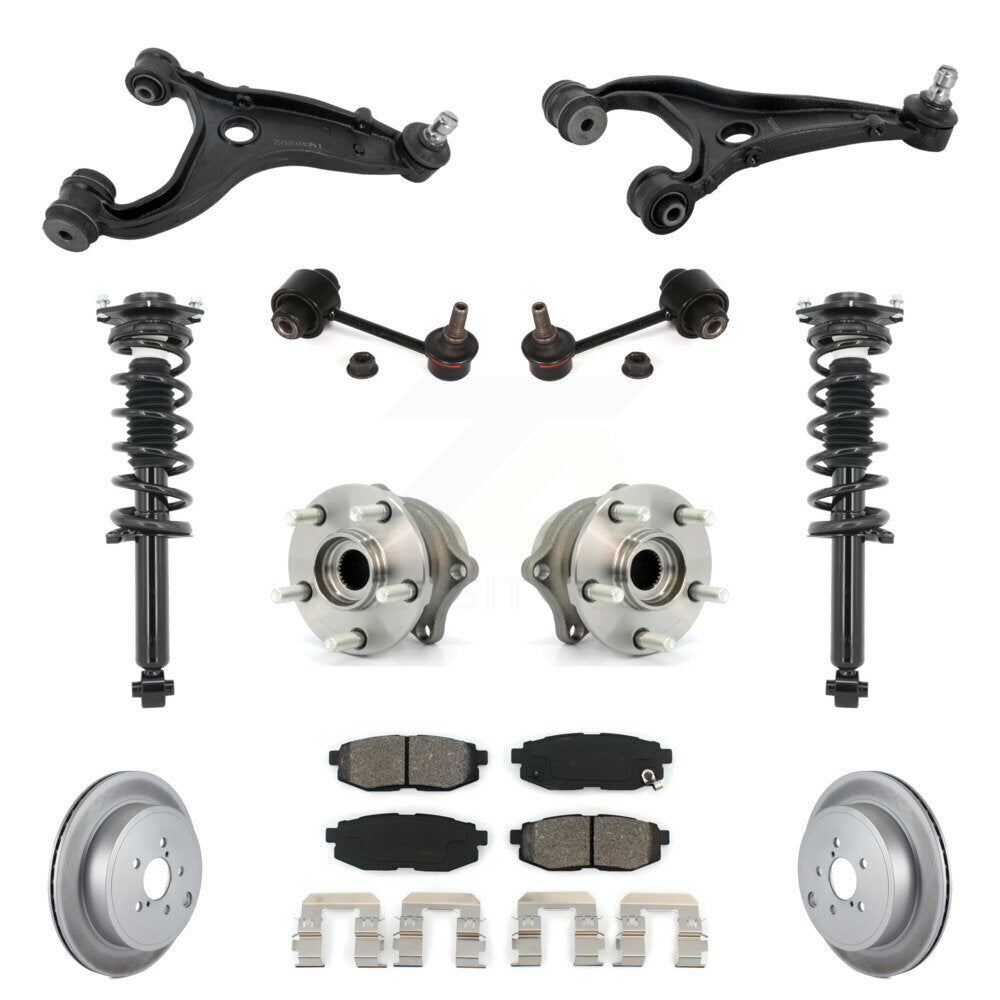 Rear Disc Rotor Brake Pad Hub Bearing Control Arm Tie Rod End Complete Strut Assembly Coil Spring Sh