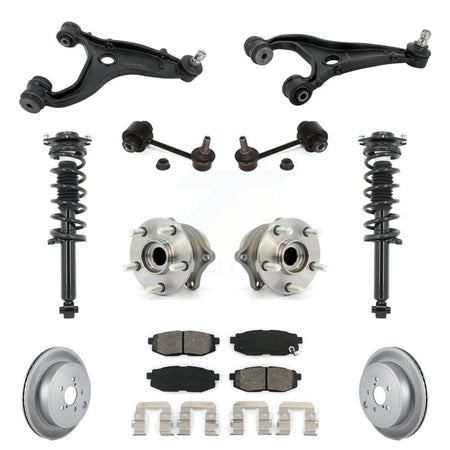Rear Disc Rotor Brake Pad Hub Bearing Control Arm Tie Rod End Complete Strut Assembly Coil Spring Sh