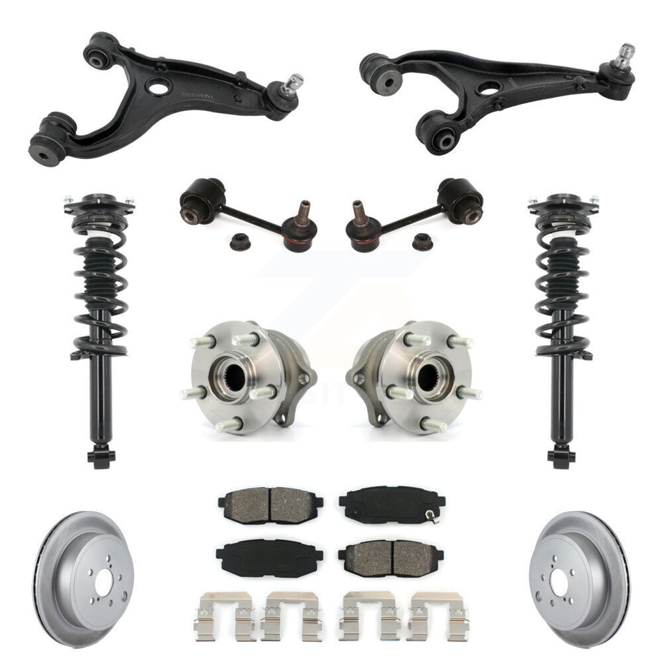 Rear Disc Rotor Brake Pad Hub Bearing Control Arm Tie Rod End Complete Strut Assembly Coil Spring Sh