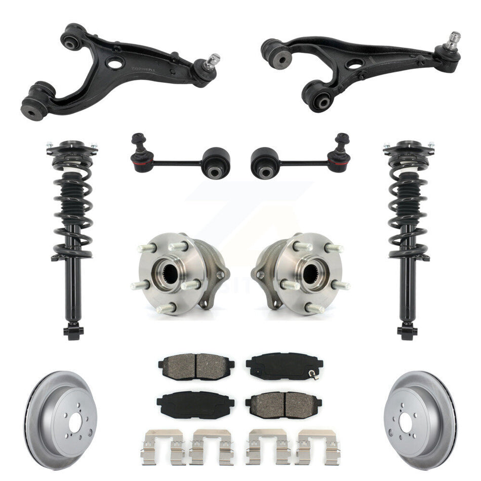 Rear Disc Rotor Brake Pad Hub Bearing Control Arm Tie Rod End Complete Strut Assembly Coil Spring Sh