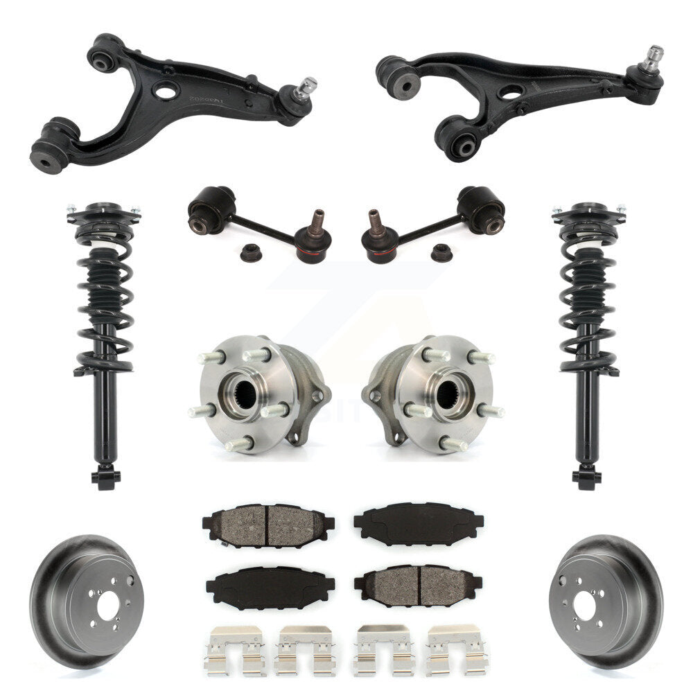 Rear Disc Rotor Brake Pad Hub Bearing Control Arm Tie Rod End Complete Strut Assembly Coil Spring Sh