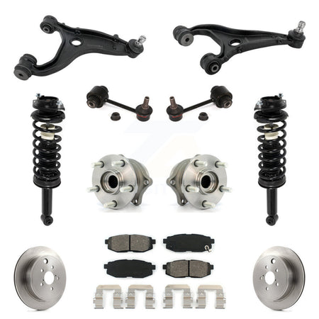 Rear Disc Rotor Brake Pad Hub Bearing Control Arm Tie Rod End Complete Strut Assembly Coil Spring Sh