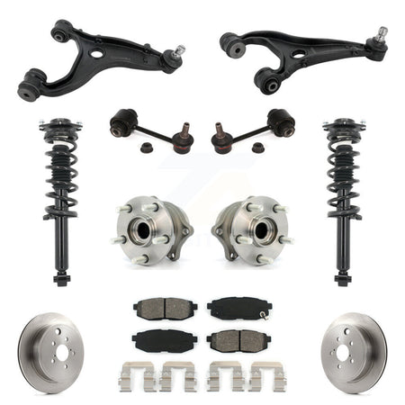 Rear Disc Rotor Brake Pad Hub Bearing Control Arm Tie Rod End Complete Strut Assembly Coil Spring Sh