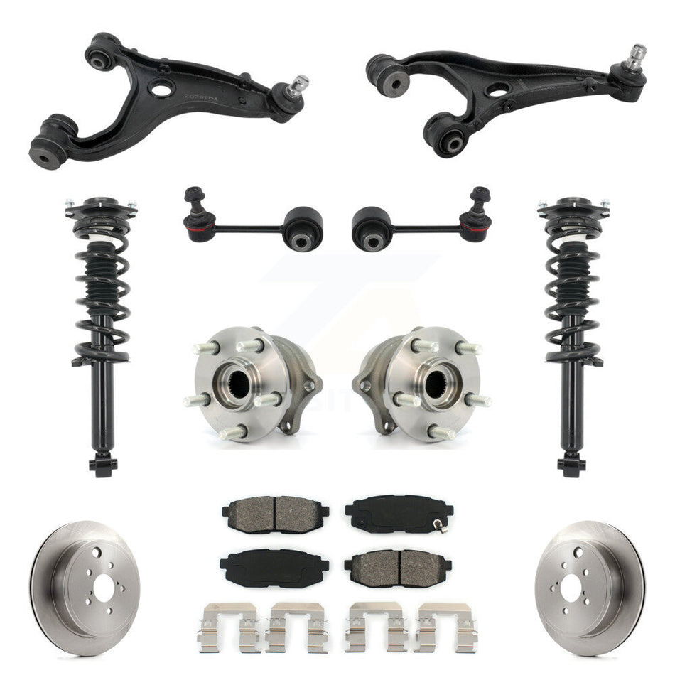 Rear Disc Rotor Brake Pad Hub Bearing Control Arm Tie Rod End Complete Strut Assembly Coil Spring Sh