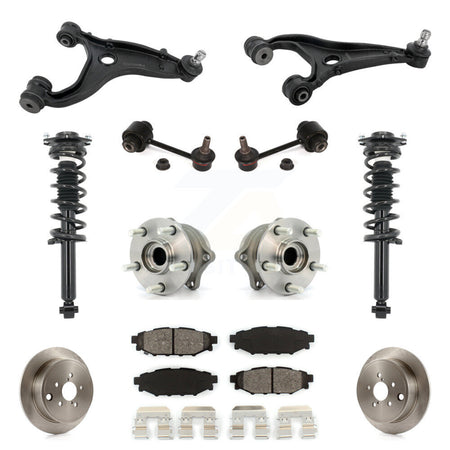 Rear Disc Rotor Brake Pad Hub Bearing Control Arm Tie Rod End Complete Strut Assembly Coil Spring Sh
