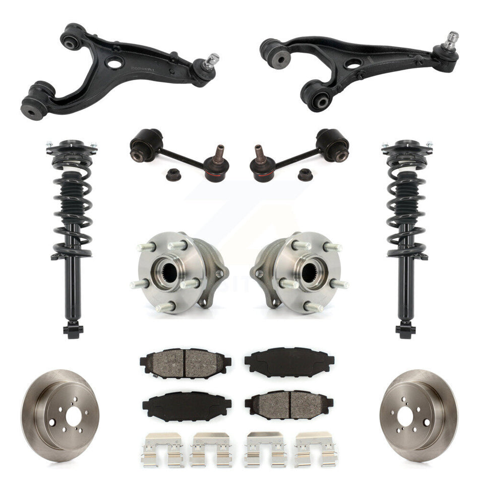 Rear Disc Rotor Brake Pad Hub Bearing Control Arm Tie Rod End Complete Strut Assembly Coil Spring Sh