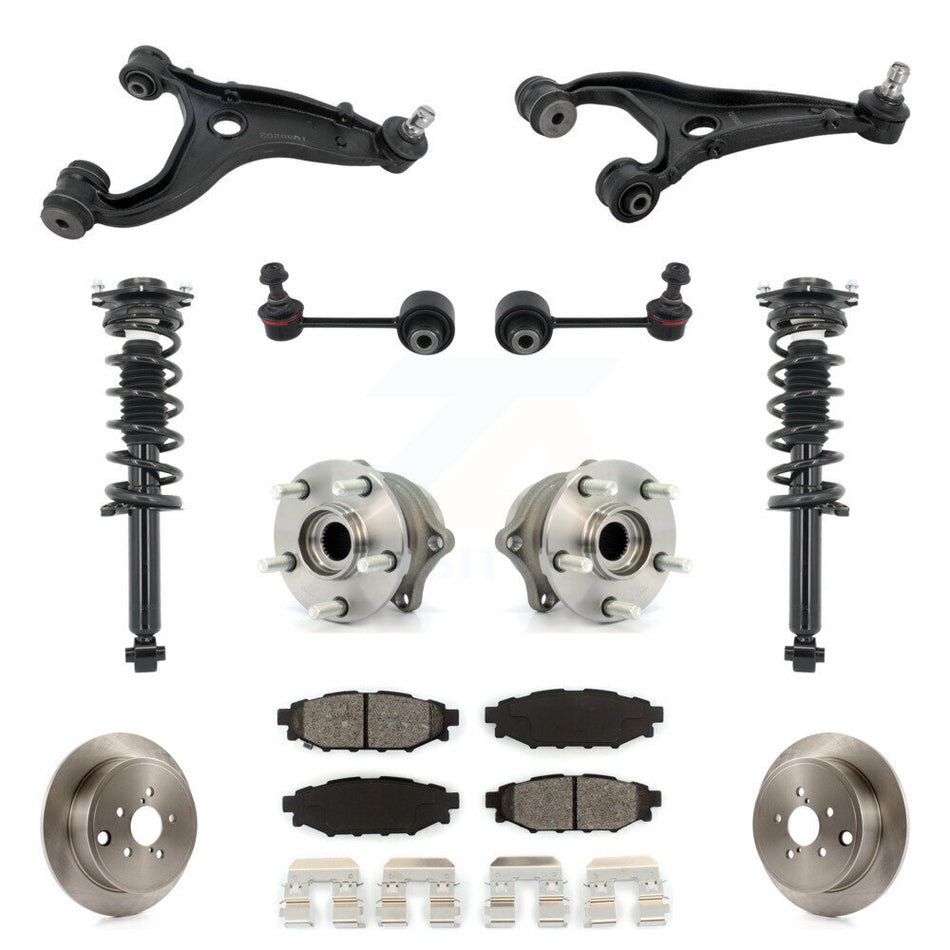 Rear Disc Rotor Brake Pad Hub Bearing Control Arm Tie Rod End Complete Strut Assembly Coil Spring Sh