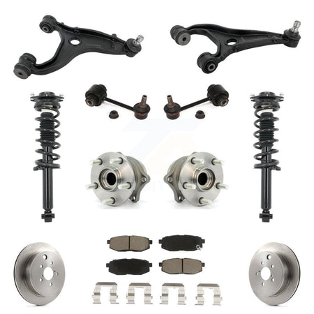 Rear Disc Rotor Brake Pad Hub Bearing Control Arm Tie Rod End Complete Strut Assembly Coil Spring Sh