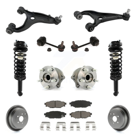 Rear Disc Rotor Brake Pad Hub Bearing Control Arm Tie Rod End Complete Strut Assembly Coil Spring Sh