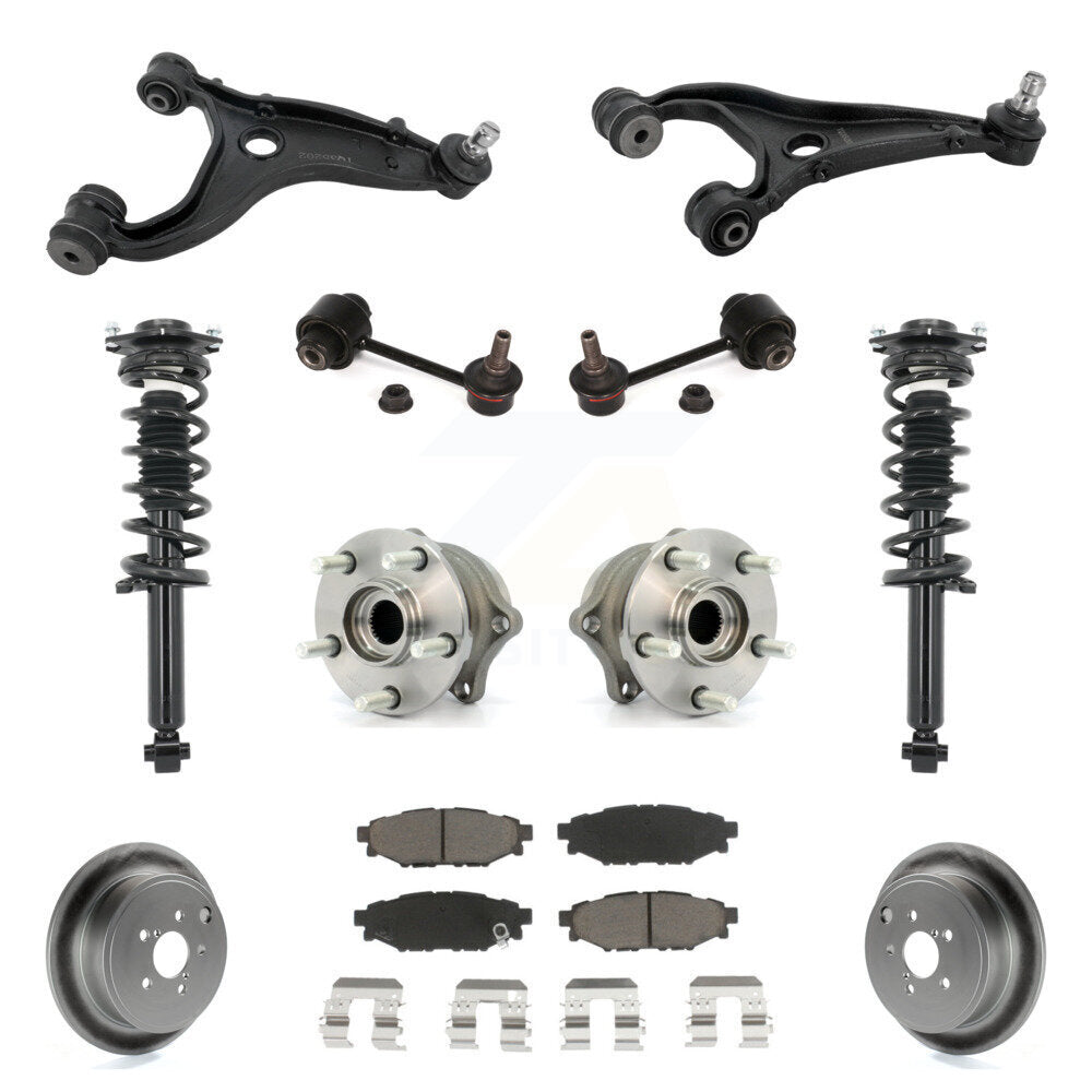Rear Disc Rotor Brake Pad Hub Bearing Control Arm Tie Rod End Complete Strut Assembly Coil Spring Sh