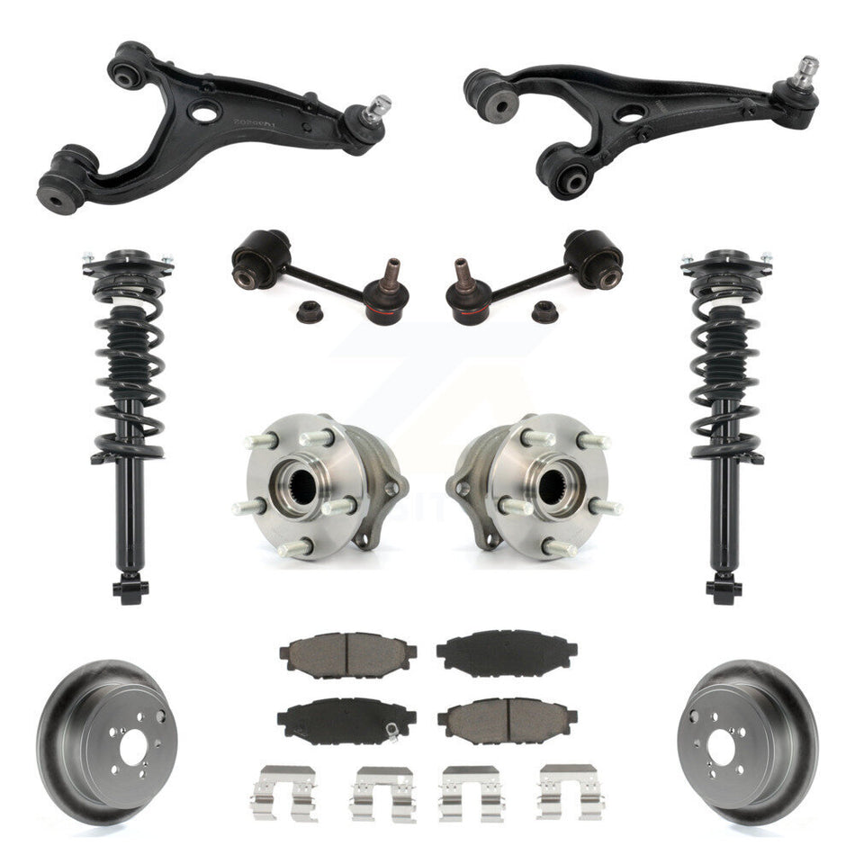 Rear Disc Rotor Brake Pad Hub Bearing Control Arm Tie Rod End Complete Strut Assembly Coil Spring Sh