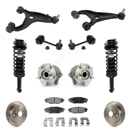 Rear Disc Rotor Brake Pad Hub Bearing Control Arm Tie Rod End Complete Strut Assembly Coil Spring Sh