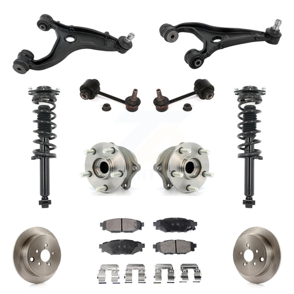 Rear Disc Rotor Brake Pad Hub Bearing Control Arm Tie Rod End Complete Strut Assembly Coil Spring Sh