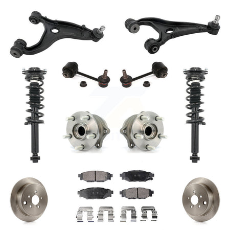 Rear Disc Rotor Brake Pad Hub Bearing Control Arm Tie Rod End Complete Strut Assembly Coil Spring Sh