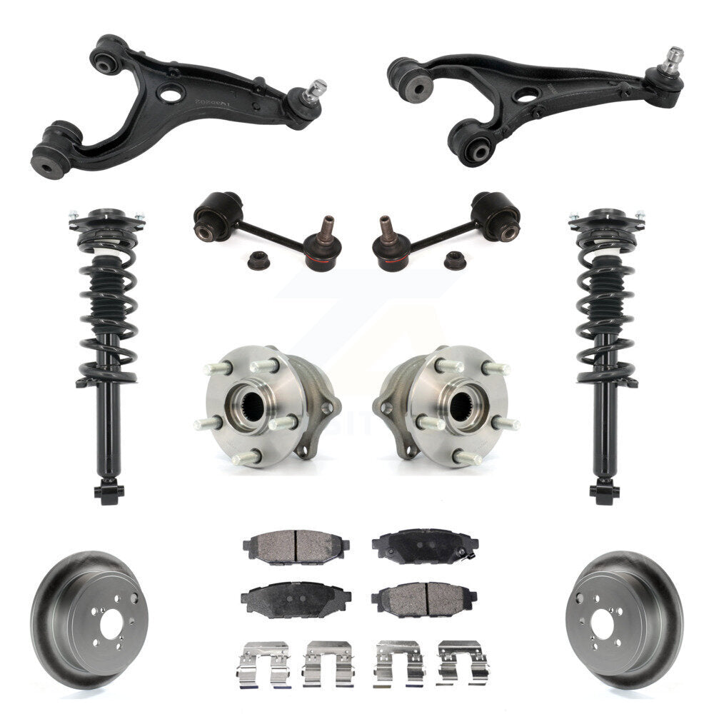 Rear Disc Rotor Brake Pad Hub Bearing Control Arm Tie Rod End Complete Strut Assembly Coil Spring Sh