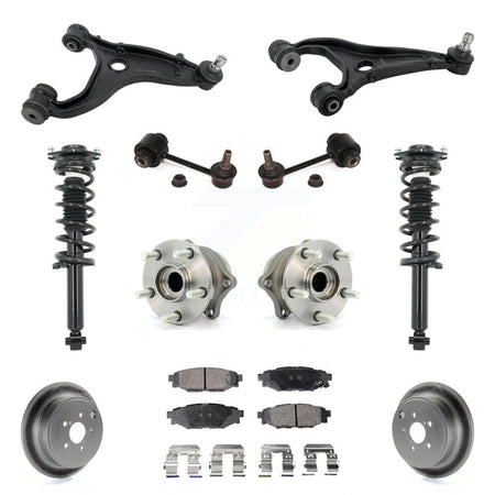Rear Disc Rotor Brake Pad Hub Bearing Control Arm Tie Rod End Complete Strut Assembly Coil Spring Sh