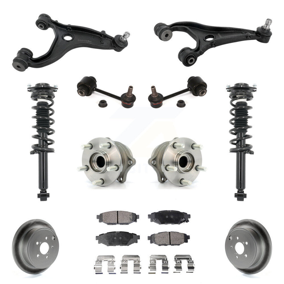 Rear Disc Rotor Brake Pad Hub Bearing Control Arm Tie Rod End Complete Strut Assembly Coil Spring Sh