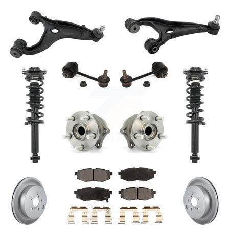 Rear Disc Rotor Brake Pad Hub Bearing Control Arm Tie Rod End Complete Strut Assembly Coil Spring Sh