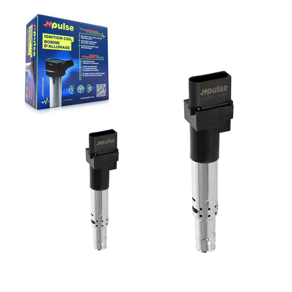 Ignition Coil (2 Pack) For Porsche Cayenne Volkswagen Audi Passat Eos Touareg Q7 TT A3 KMP-100160